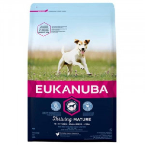 EUKANUBA DOG SMALL MATURE SENIOR sausā barība suņiem Vista 3kg